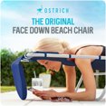 thumbnail image 3 of Ostrich Chaise Lounge, Facedown Beach Camping Pool Tanning Chair, Stripe, 3 of 12