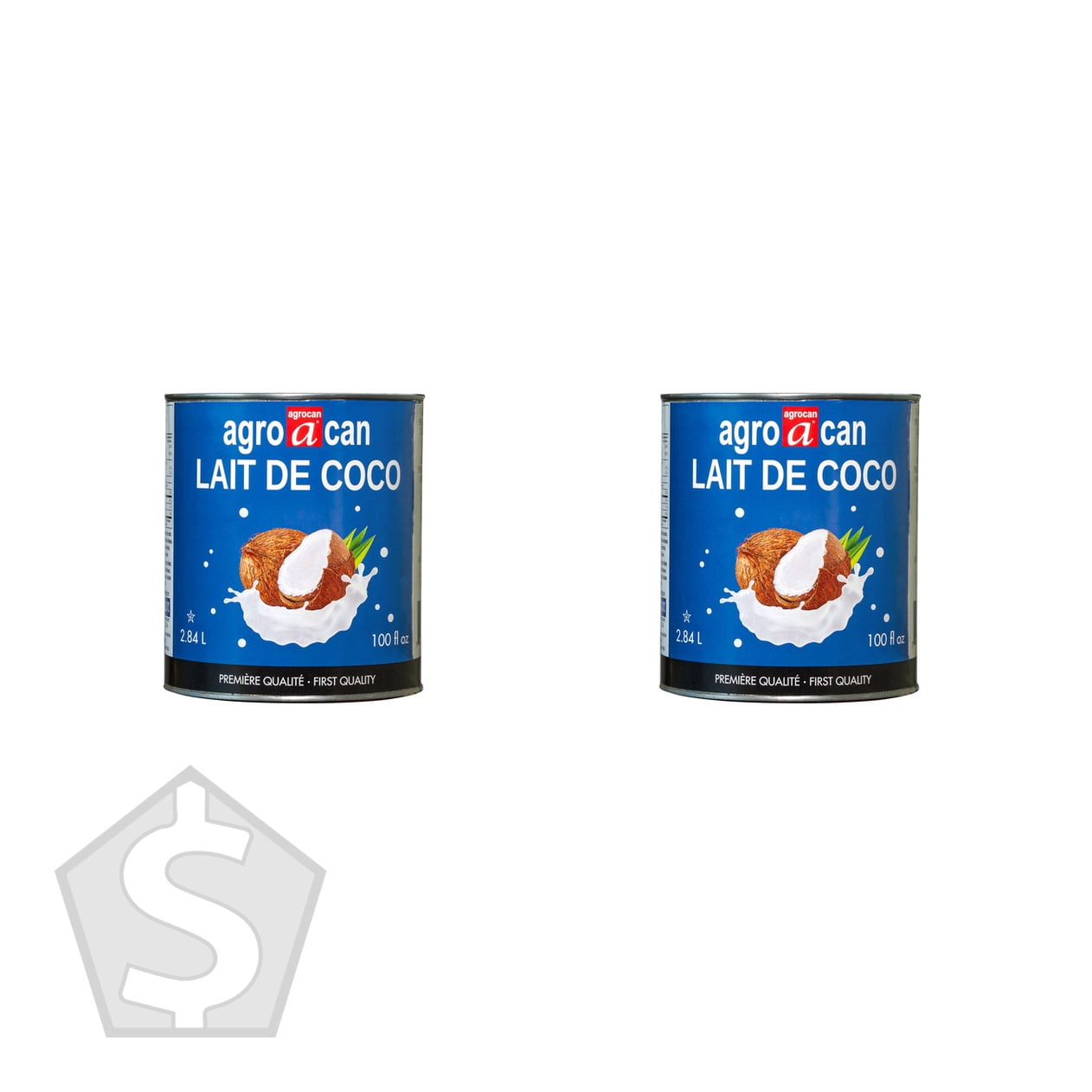 Agrocan Coconut Milk, 2.84 L - Pack of 2
