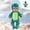 Green, variant on Doll Clothes for 18 Inch Dolls, Usavan Winter Cartoon Animals Jumpsuit Toy Outfit, Elastic Easy Dress Up Costume Accessories Gift for Girls