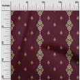 thumbnail image 1 of oneOone Tissu Viscose Chiffon Rayé & Tourbillon Tissu Ikat Imprimé au Mètre 42 Pouces de Large, 1 of 4