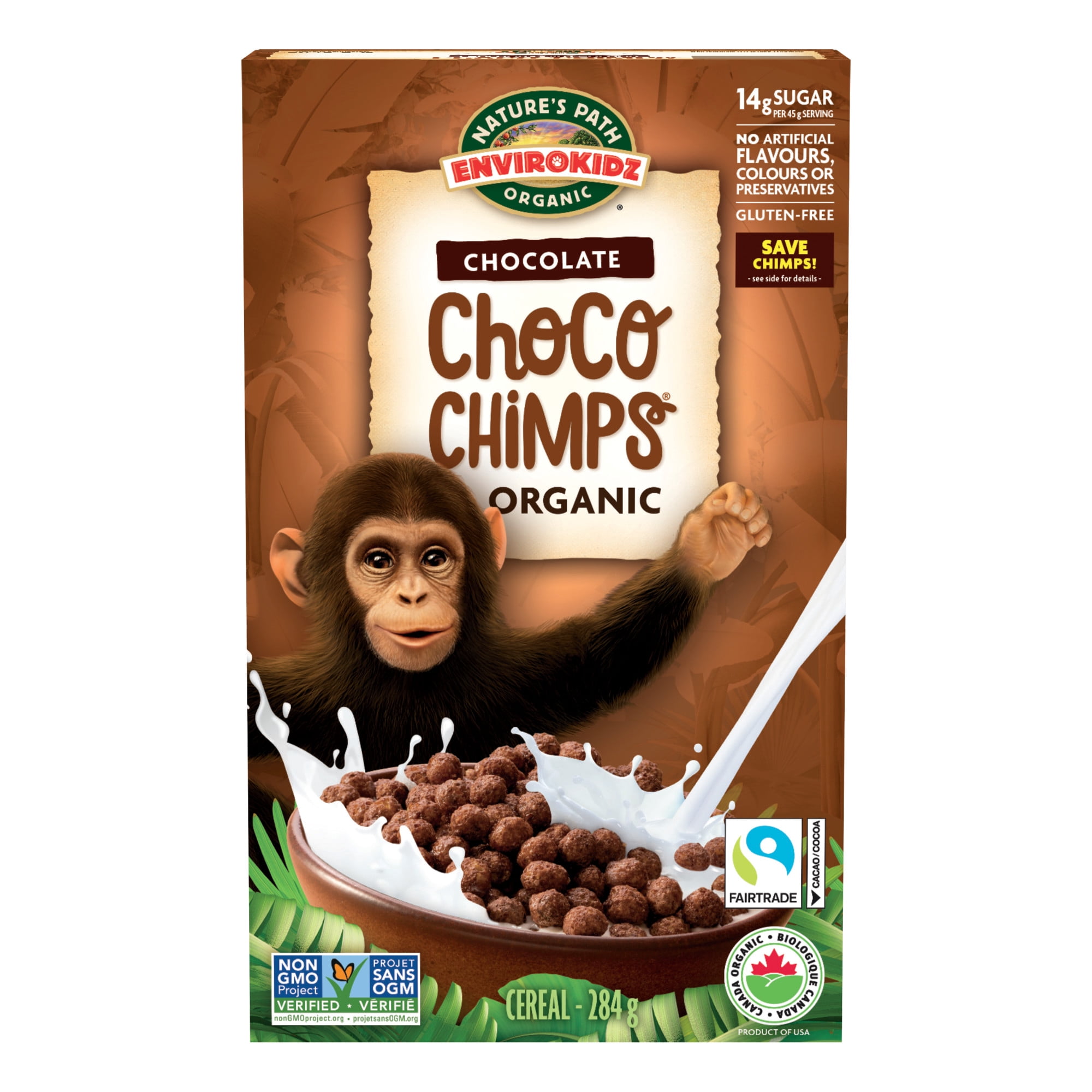 Nature's Path Envirokidz Choco Chimps Organic Cereal