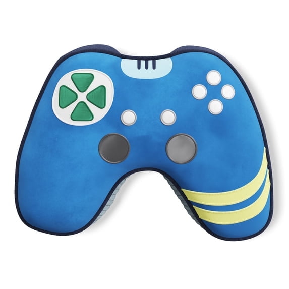Coussin décoratif Mainstays Kids en forme de manette de jeu, 15 po x 12 po