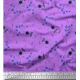thumbnail image 1 of Soimoi Cotton Voile Fabric Airplane,Guitar Wire & Notes Musical Instrument Decor Fabric Printed Yard 56 Inch Wide, 1 of 3