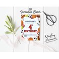 thumbnail image 3 of Darling Souvenir Multicolor Birthday Invitation Card Printable Elegant Fill or Write In Blank Party Invites 28 Pcs 5 x 7 Inches, 3 of 5