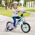 thumbnail image 2 of Costway Vélo pour Enfants 12 Pouces avec Selle et Guidon Ajustables, Roues Stabilisatrices Amovibles, Frein à Main, Bleu, 2 of 10
