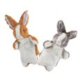 thumbnail image 3 of 2 Pcs Poupée à Main Lapin Drôle Jouets Interactifs Intéressants, 3 of 8