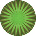 thumbnail image 1 of Ahgly Tapis d'Intérieur Lavable en Machine Carré Vert Pois, 3 Pieds Carré, 1 of 7