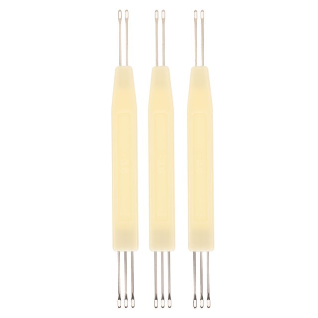 3pcs Transfer Needle Plastic Stainless Steel Easy Installation Portable Pusher Crochet Needle for SK119 for SK272 for SK370