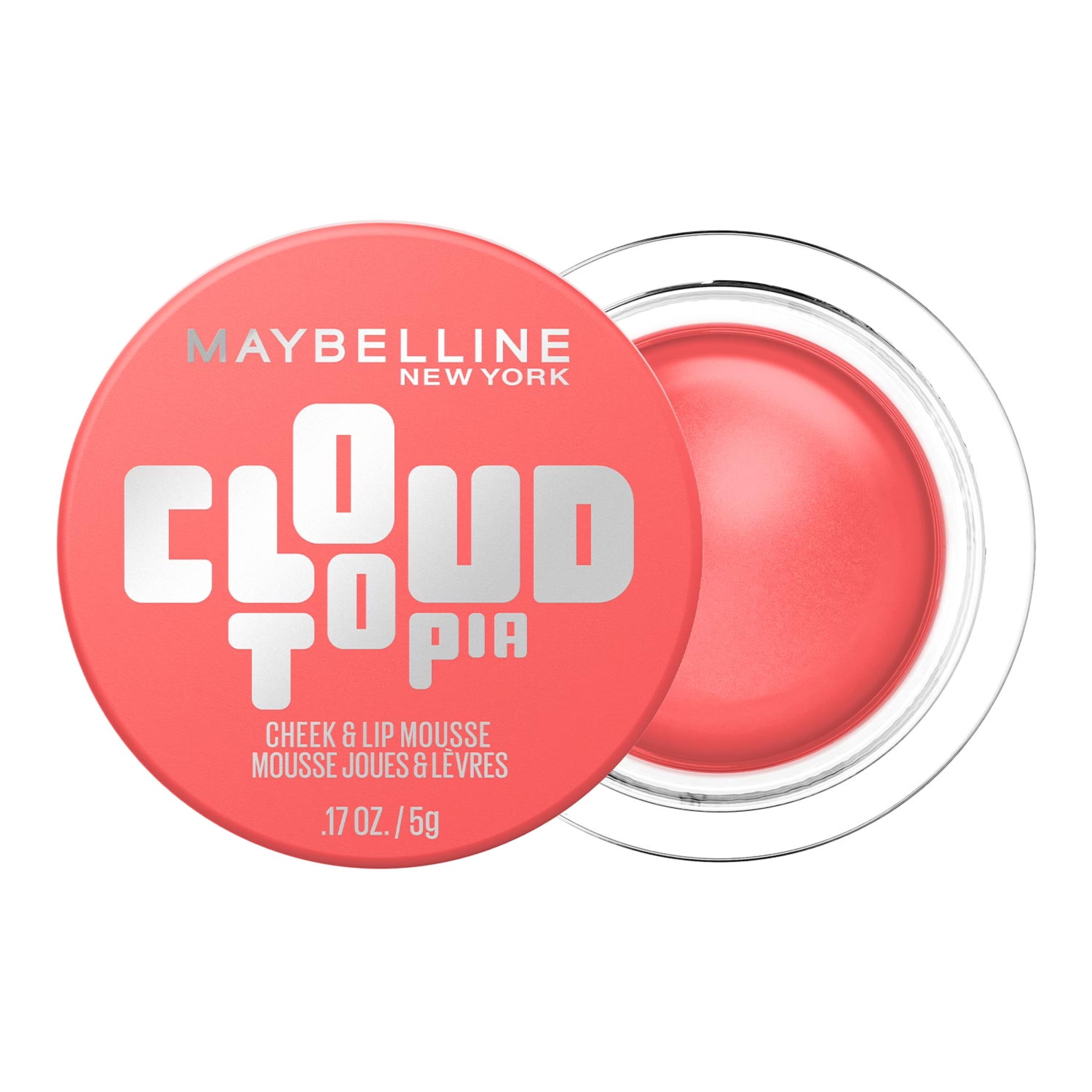 Fard à joues Cloudtopia de Maybelline New York, Fini mat flou, Coral Illusion, 5g