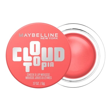 Maybelline New York Cloudtopia Blush, Cheek & Lip Mousse, Blurred Matte Finish, Long Wear