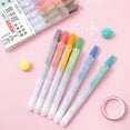 thumbnail image 1 of Dvkptbk Highlighter Pen Beautiful and Lovely Highlighter Mild Variety of Colors, with Soft Tip, Non-Permeating Color Quick Drying Easy to Hold, 6 Sets，90ml Storage & Organization, 1 of 6
