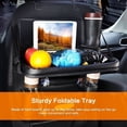 thumbnail image 2 of Car Backseat Organizer PU Leather Auto Back Seat Cushion for Kids, 2 of 8