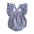 thumbnail image 3 of MeetoTime Baby Clothes Spring Summer Jumpsuits Flying Sleeve Newborn Infant Rompers Short Crawling Clothes, 3 of 6