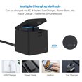 thumbnail image 3 of Camera 3 Pack Battery Charger, 5V2A Safe 1800mAh Rechargeable Li Ion Battery Camera Battery Charger  for Camera Accessories, 3 of 7