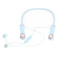 thumbnail image 4 of Neckband Earbuds, BT 5.3 Neckband with Cute Cat Pattern and RGB Backlight, IPX5 Waterproof and Magnetic Back Hands Free Sports Headphone for Calls Exercise, 4 of 7