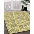 thumbnail image 3 of Ahgly Company Machine Washable Indoor Rectangle Transitional Sun Yellow Area Rugs, 3' x 5', 3 of 7