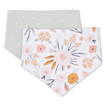 George Infants' Gender Inclusive Bandana Bib 2-Pack