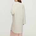 thumbnail image 4 of RXIRUCGD Womens Casual Oversized Loose Solid Color Long Sleeved Sweater Jacket Tops, White, Size: S, 4 of 6