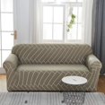 thumbnail image 1 of Ash Color Elastic Sofa Covers for Living Room Corner L-shape Couch Cover Sectional Chair Slipcovers Protector Cover 1/2/3/4 seat, 1 of 7