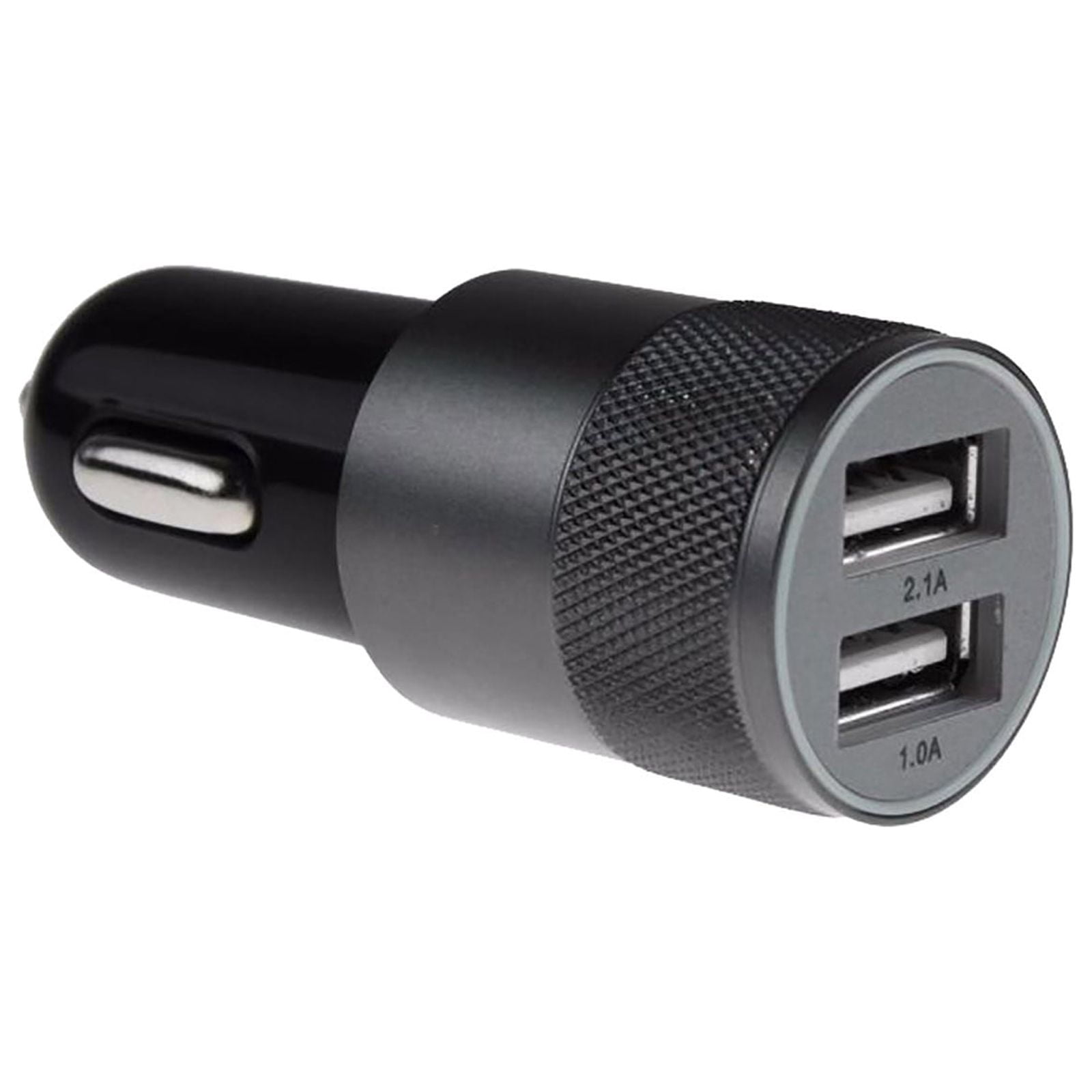 Riforla Adapter USB Car Twin in 12V Universal Charger Port Socket Dual plug Mini Car charger USB Car charger USB Grey