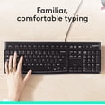 thumbnail image 2 of Logitech K120 Keyboard (French) Black, 2 of 9