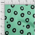 thumbnail image 2 of oneOone Tissu Polyester Spandex Vert Mer Pois Couture Projets d'Artisanat Tissus Imprimés au Yard 56 Pouces Wide-RB, 2 of 5