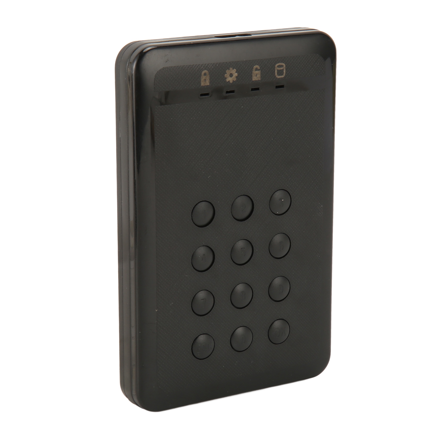 External Hard Drive Enclosure, Encrypted External Hard Drive Enclosure 2.5inch High Speed Transfer Durable Dustproof USB3.0  for Laptop