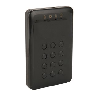 External Hard Drive Enclosure, Encrypted External Hard Drive Enclosure 2.5inch High Speed Transfer Durable Dustproof USB3.0  for Laptop