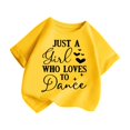 thumbnail image 3 of PMVFHDE Hauts Tendance pour Filles T-Shirts Tunique Graphique T-Shirt pour Fille T-Shirt pour Filles Hauts Manches Courtes Hauts Tube pour Filles Enfant Filles Mignon Graphique Col Rond T-Shirt Manches Courtes T-Shirt d'Été Jaune, 8-9 Ans, 3 of 5