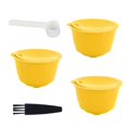 thumbnail image 4 of Machine à Café Capsule Kit Réutilisable Café Filtre Tasse Accessoires Adapté pour DOLCE Gosto (Jaune 3 Capsules1 Cuillère 1 Brosse), 4 of 7