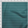 thumbnail image 3 of oneOone Organic Cotton Poplin Twill Fabric Chevron Block Print Sewing Fabric BTY 42 Inch Wide, 3 of 4
