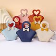 thumbnail image 3 of YAOMOBB Faux Leather Gift Bag Convenient Colorful Mini Handbag Gift Faux Leather Candy for Parties Weddings, 3 of 7