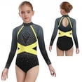 thumbnail image 1 of CHICTRY Gymnastics Bodysuit for Girls Tank Unitards Ballet Dance Leotard Workout Color Block Practice Outfit Gray 6, 1 of 6