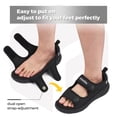 thumbnail image 2 of FitVille Men's Wide Arch Support Slipper Open Toe Sandals for Men Summer Diabetic Shoes for Men, 2 of 6
