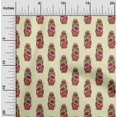 thumbnail image 1 of oneOone Polyester Lycra Fabric Leaves|Floral & Paisley Block Print Fabric BTY 56 Inch Wide, 1 of 4