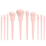 Make Up Foundation Eyebrow Eyeliner Blush Cosmetic Concealer Brushes 10PCS