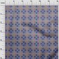 thumbnail image 2 of oneOone Cotton Poplin Fabric Check & Triangle Ikat Print Sewing Fabric BTY 42 Inch Wide, 2 of 4