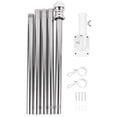 thumbnail image 1 of SHISUYAN 1 Set 1.8 Meter Flag Pole with Flag Pole Holder Kit Wall Mount Flagpole, 1 of 8