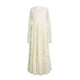 thumbnail image 1 of Cathalem Robes Habillées d'Automne pour Filles Robes pour Filles Manches Longues Couleur Unie à Volants à Étages Robe Décontractée (Wh2, 10-12 Ans), 1 of 9