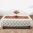 thumbnail image 3 of maskred Chemin de Table Moderne Style Simple Motif Fleur Couleur Unie Rectangulaire Restaurant Set de Table Café, 3 of 6