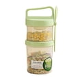thumbnail image 1 of Portable Breakfast Cup Set for Fruits Oats Yogurt Milk Students Outdoor Picnics Includes Spoon Leakproof Design Food Storage Containers, 1 of 2