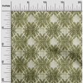 thumbnail image 2 of oneOone Cotton Silk Light Green Fabric Geometric Craft Projects Decor Fabric Printed By The Yard 42 Inch Wide, 2 of 4