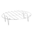 thumbnail image 1 of Lipstore Air Fryer Stand Metal Air Fryer Accessories for Vegetables Cookies Breakfast Steam Rack, 1 of 8