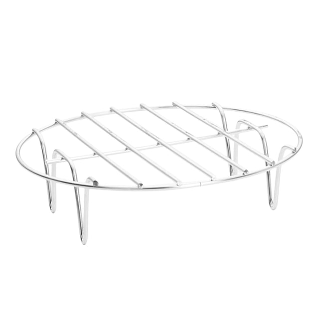 Lipstore Air Fryer Stand Metal Air Fryer Accessories for Vegetables Cookies Breakfast Steam Rack