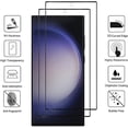 thumbnail image 2 of SELOZKE 2PACK Screen Protector Compatible with Samsung Galaxy S23 Ultra 3D HD Tempered Glass - 9H Hardness Case Friendly Anti-Scratch, 2 of 9