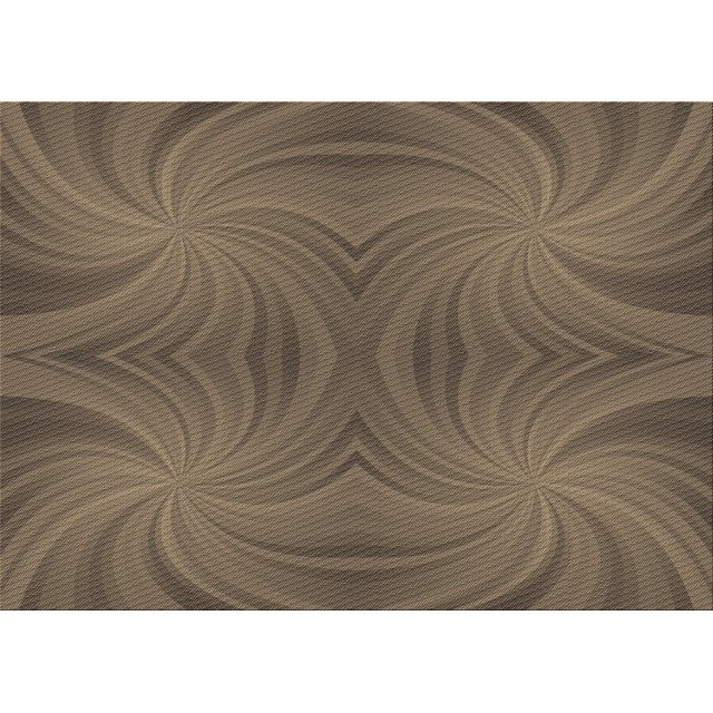 Ahgly Tapis Rectangulaire Lavable en Machine Intérieur Transitionnel Amande Foncé, 2 Pieds x 3 Pieds