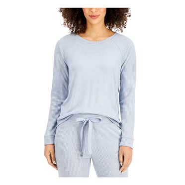 ALFANI sous-Vêtements Chandail Bleu Chemise de Nuit Haut de Pyjama S