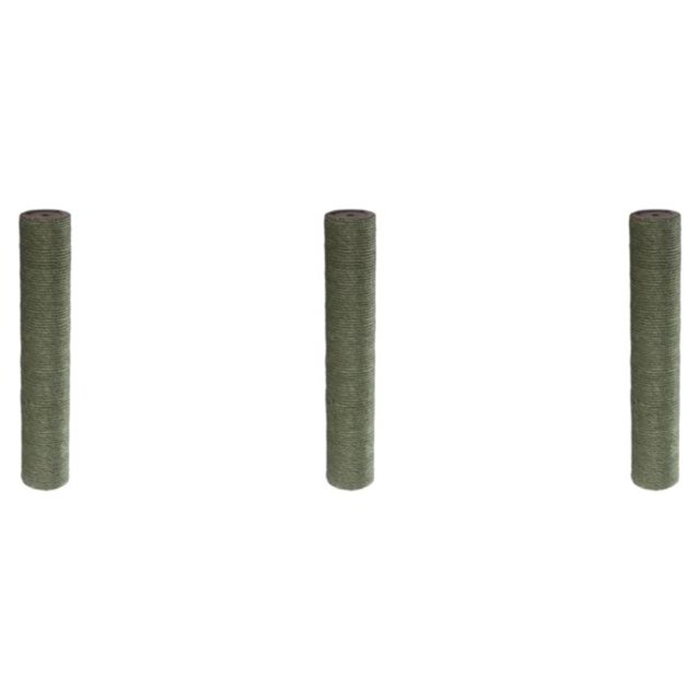 Maytalsory 1Pack Scratch Post Refill Pole Grinding Protect Sisal Claw Rope Nails cat Green H 25cm Dia 7cm 3Set