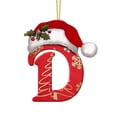 thumbnail image 1 of Christmas Tree Decorations 26 Letters Christmas Tree Decoration Pendant Christmas Tree Ornaments Personalized Diy Christmas Ornaments Christmas Decoration Xmas Tree Hanging Decor, 1 of 5