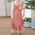 thumbnail image 2 of Babysbule Robes d'Été pour Femmes Mode Dames Décontracté Imprimé Col en V Camisole Sans Manches Gilet Longue Robe de Soirée Jupes, 2 of 8